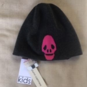 Autumn Cashmere Kids reversible skull hat